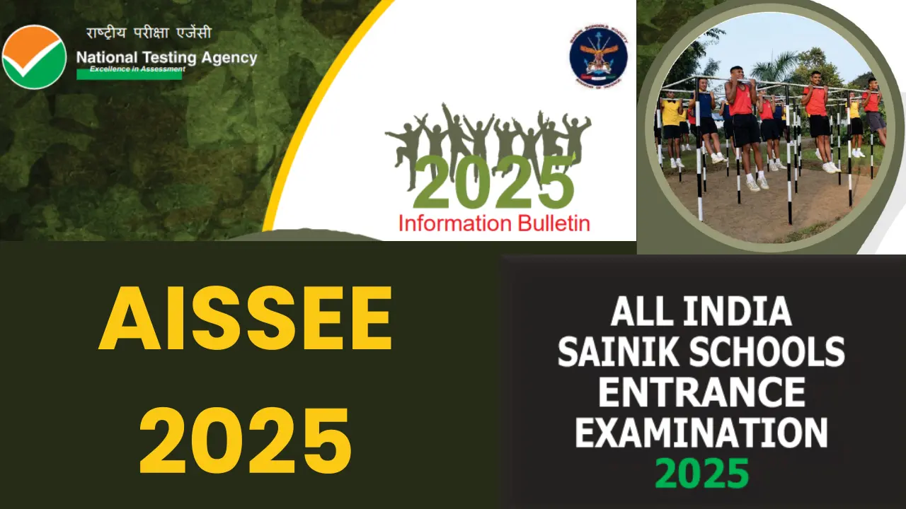 AISSEE 2025 Sainik School Admission Notification and Application Form