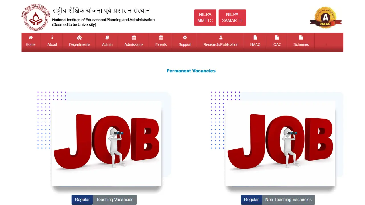 NIEPA LDC Recruitment 2025 Notification OUT for Clerk Posts, Apply Online