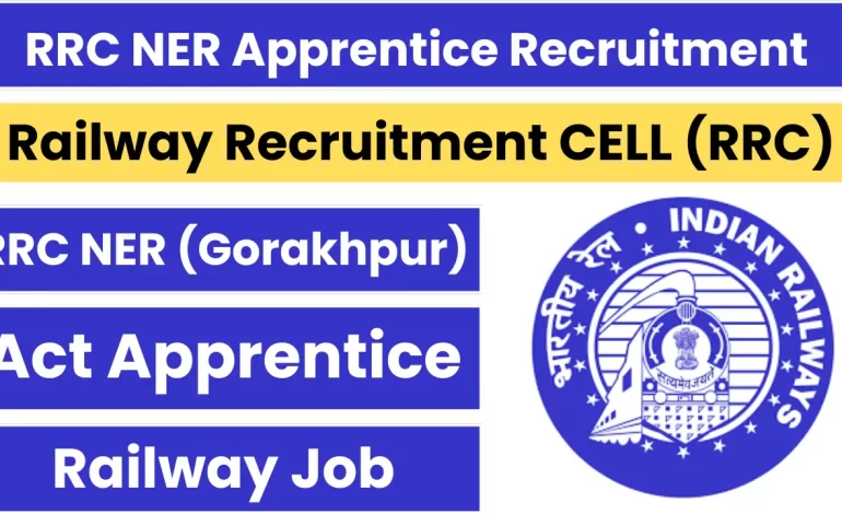 RRC NER Apprentice Recruitment 2025 Notification and Online Form