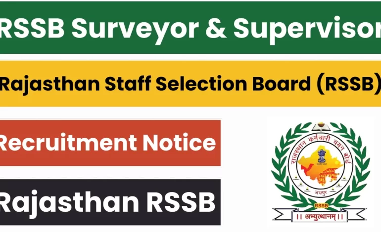 RSSB Surveyor and Mines Supervisor Recruitment 2025 Notification and Online Form