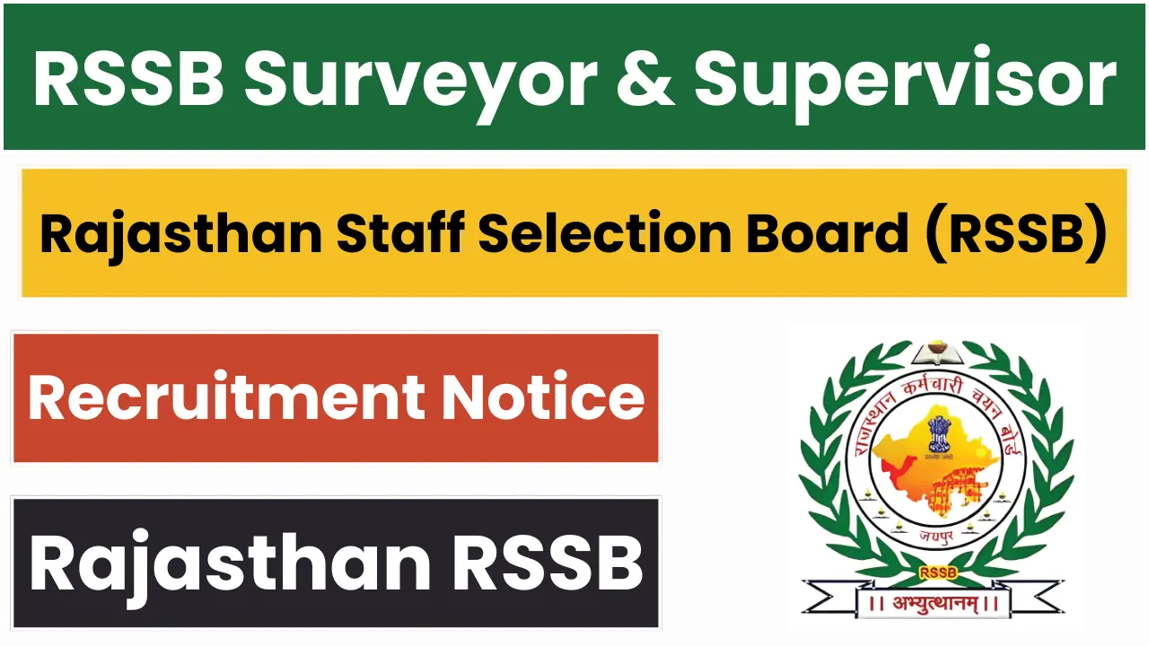 RSSB Surveyor and Mines Supervisor Recruitment 2025 Notification and Online Form