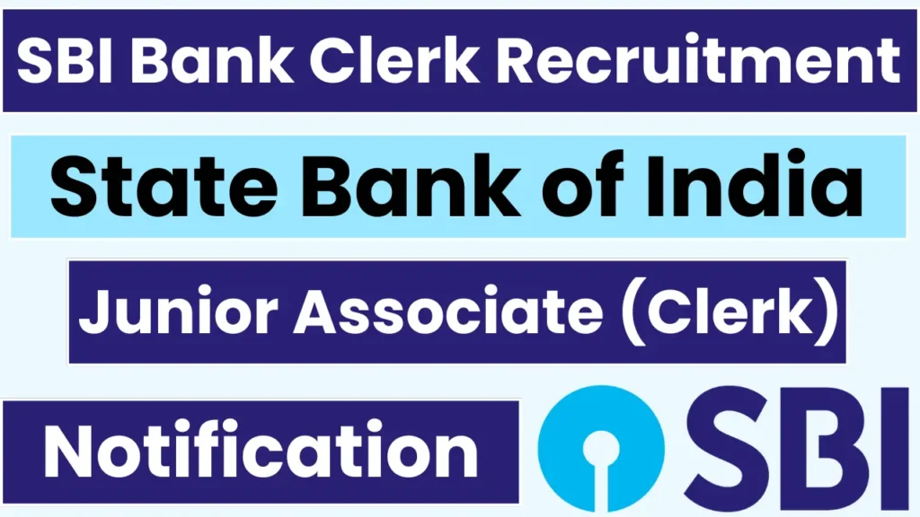 SBI Clerk Notification 2024-25 OUT for 13735 Posts, Apply Online for Junior Associate, Last Date Soon