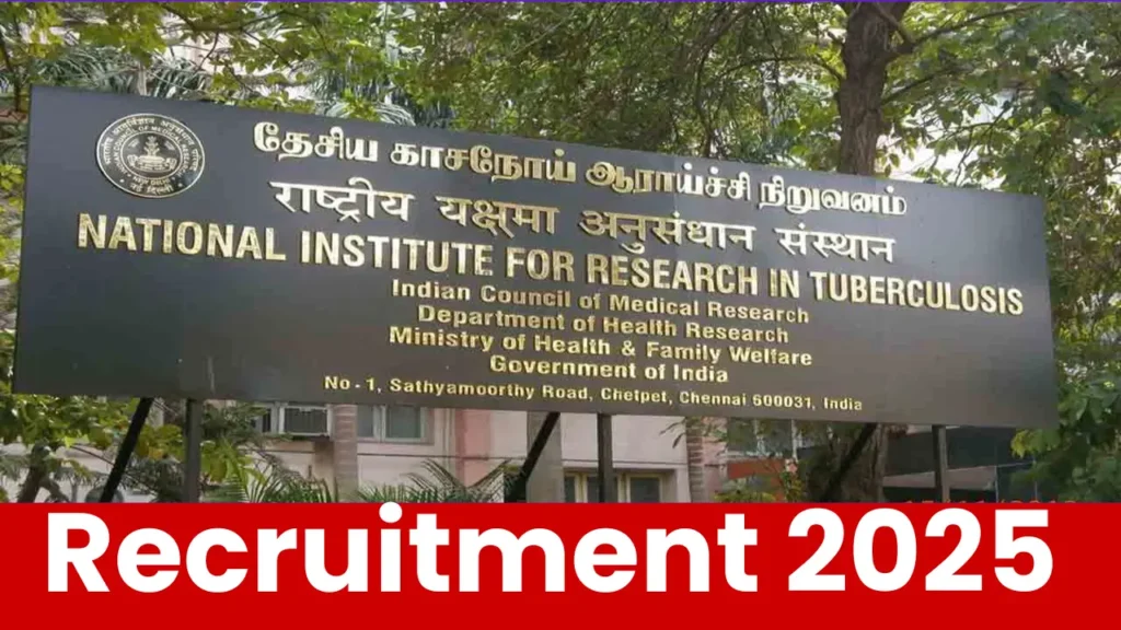 ICMR-NIRT Recruitment 2025: Notification Out and Apply for Assistant, LDC and UDC Clerks Posts