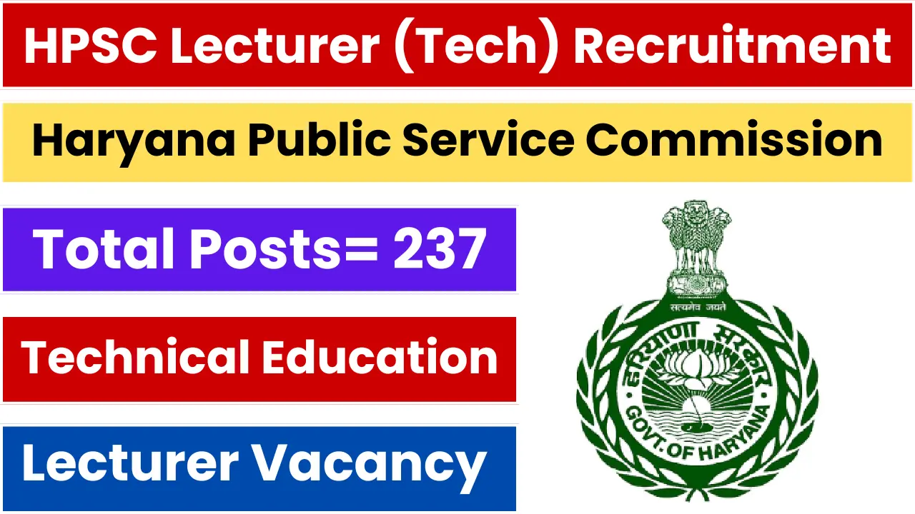 HPSC Lecturer Recruitment 2025: Notification Out and Apply Re-Open Form