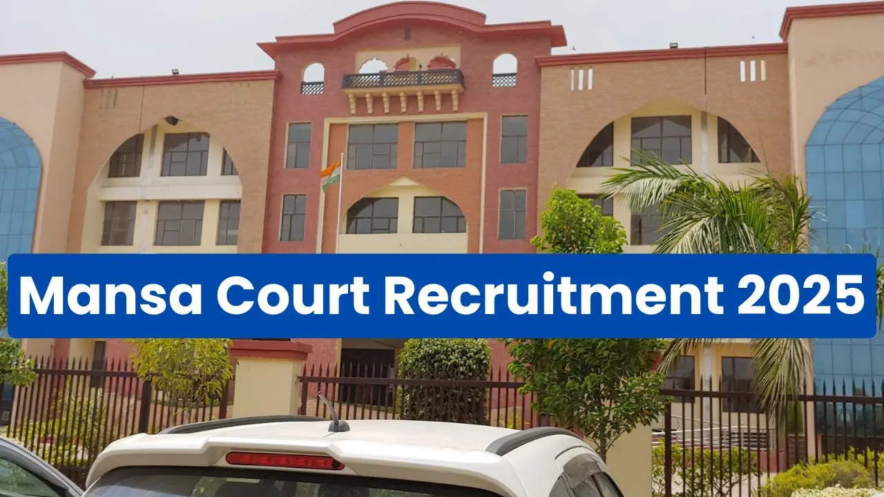 Mansa Court Recruitment 2025: Notification Out and Apply for Process Server Posts
