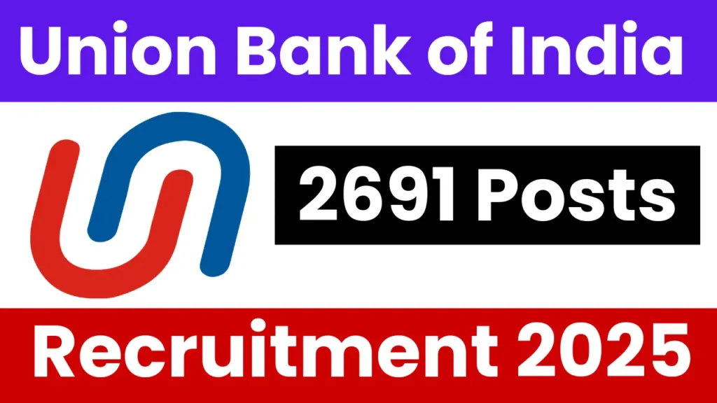 Union Bank of India Apprentice Recruitment 2025: Notification Released and Apply for 2691 Posts