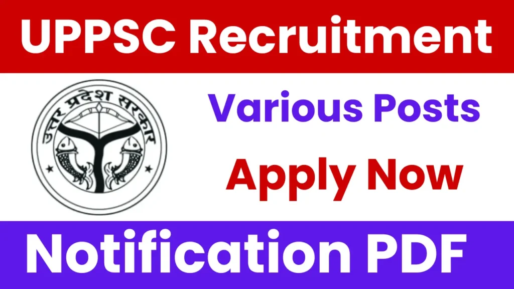 UPPSC Reader & Lecturer Recruitment 2025 – Apply Online for Various Posts