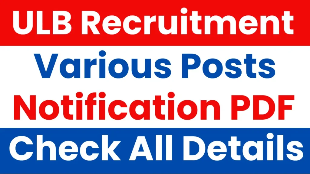 Haryana ULB Engineer & Technical Assistant Recruitment 2025: Notification Out and Apply Online