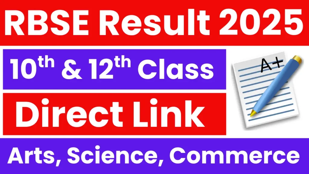 RBSE 12th Result 2025: Released Soon, All Update Here