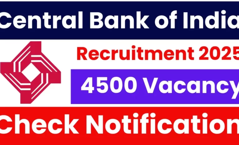Central Bank Apprentice Recruitment 2025: Apply for 4500 Posts