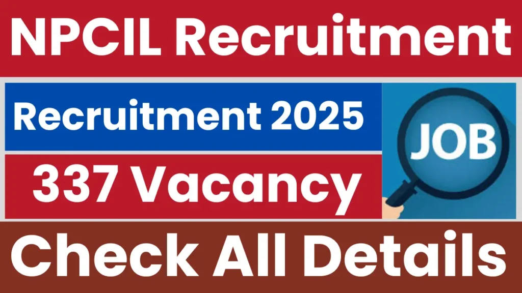 Nuclear Power Corporation Apprentice Recruitment 2025: Apply Online for 337 Posts