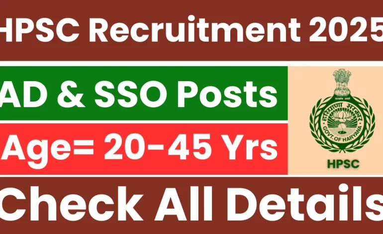 HPSC Assistant Director and Senior Scientific Officer Recruitment 2025: Apply Online Start