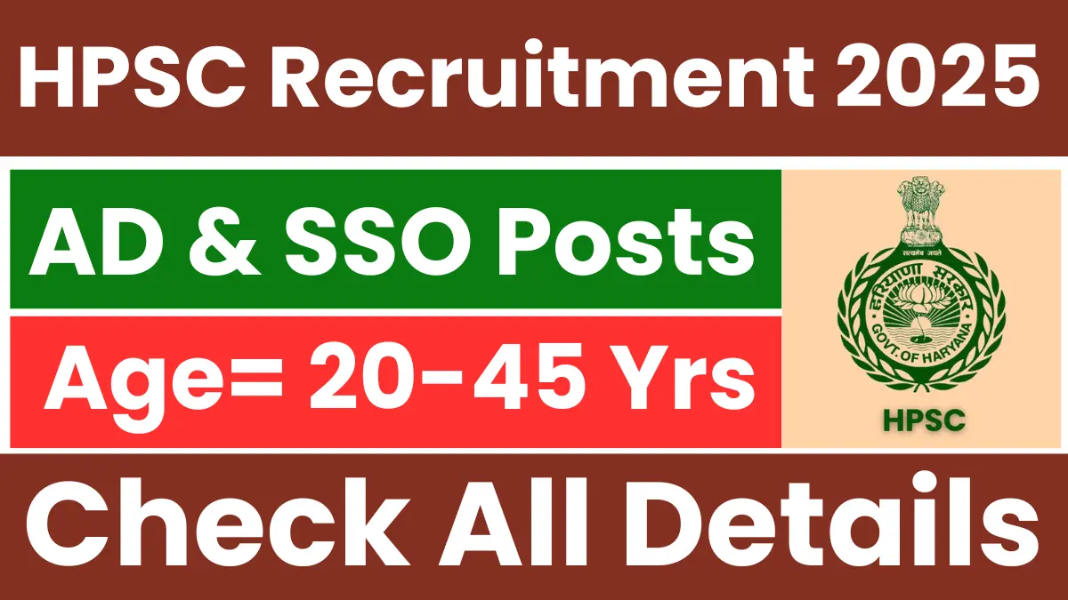 HPSC Assistant Director and Senior Scientific Officer Recruitment 2025: Apply Online Start