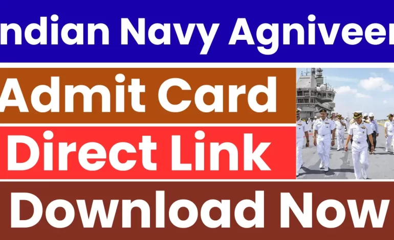 Indian Navy Agniveer MR Musician Admit Card 2025 Released, Download Now, Direct Link
