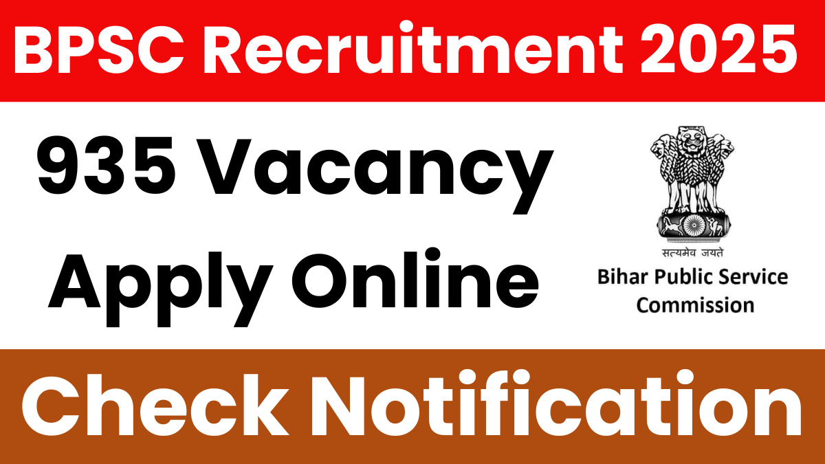 BPSC AEDO Recruitment 2025: Notification Out for 935 Vacancy