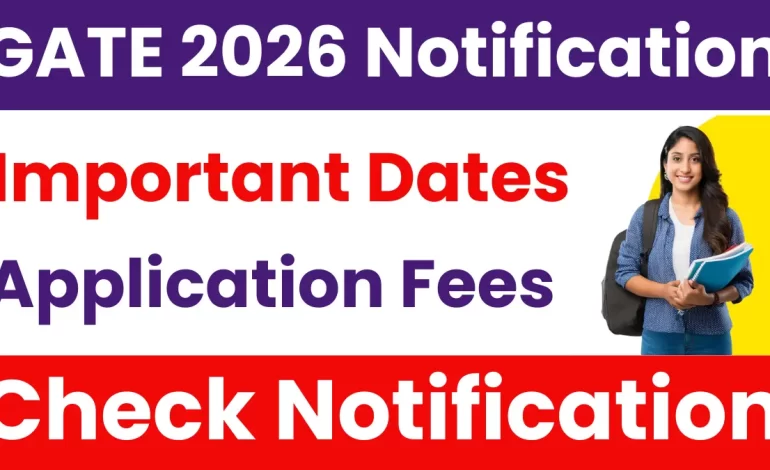 GATE 2026 Notification – Exam Dates, Eligibility, Application, and Syllabus