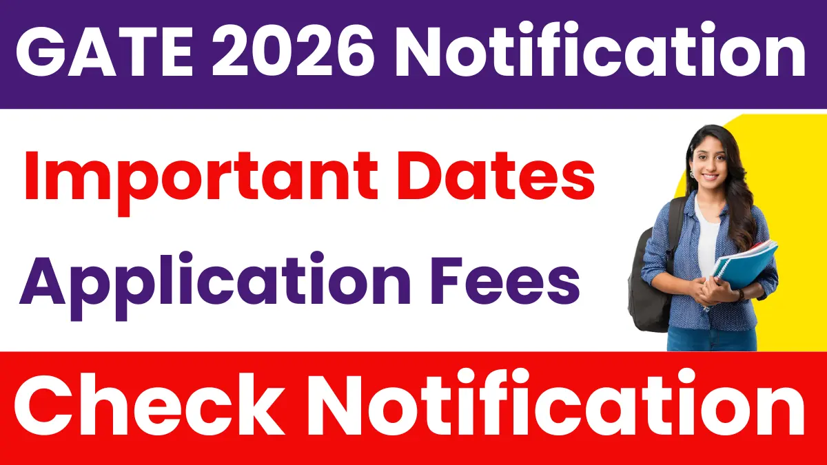 GATE 2026 Notification – Exam Dates, Eligibility, Application, and Syllabus