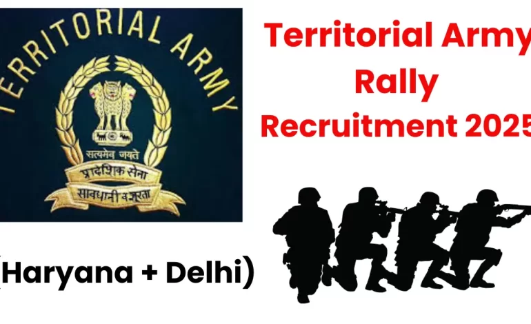 Territorial Army Recruitment 2025: Check Schedule, Dates, Qualification, All Updates