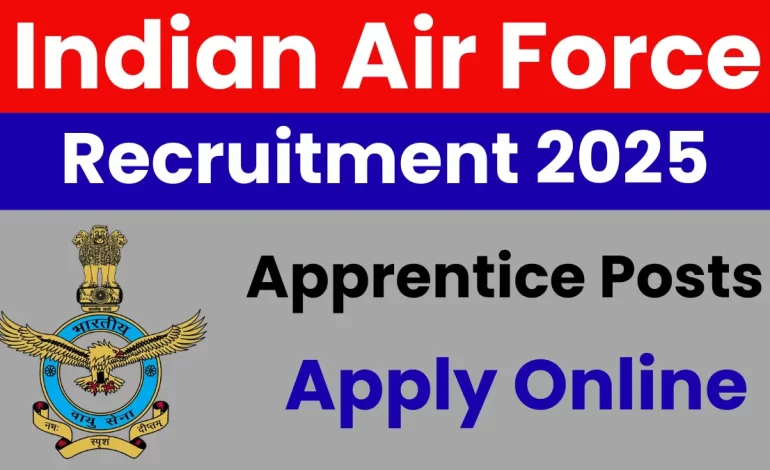 Indian Air Force Chandigarh Apprentice Recruitment 2025: Apply Online for 144 Posts