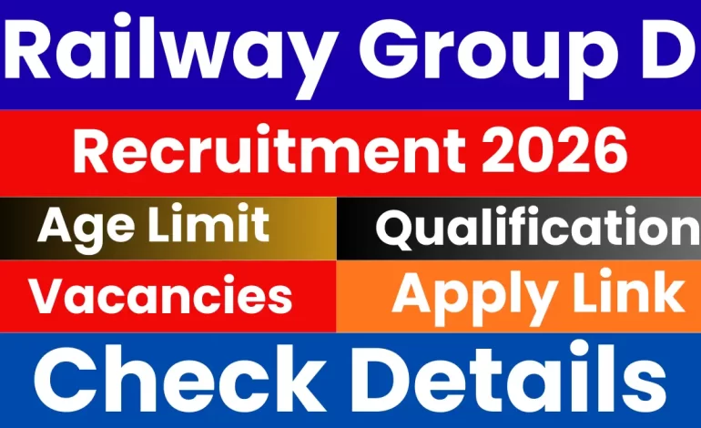 RRB Group D Recruitment 2026: Notification Out for 22000 Posts