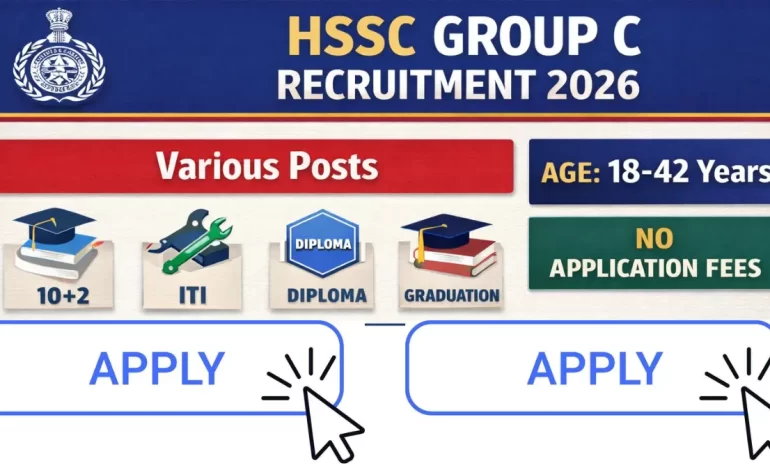 Haryana HSSC Group C Phase-II Recruitment 2026: Notification Out for 4200+ Posts