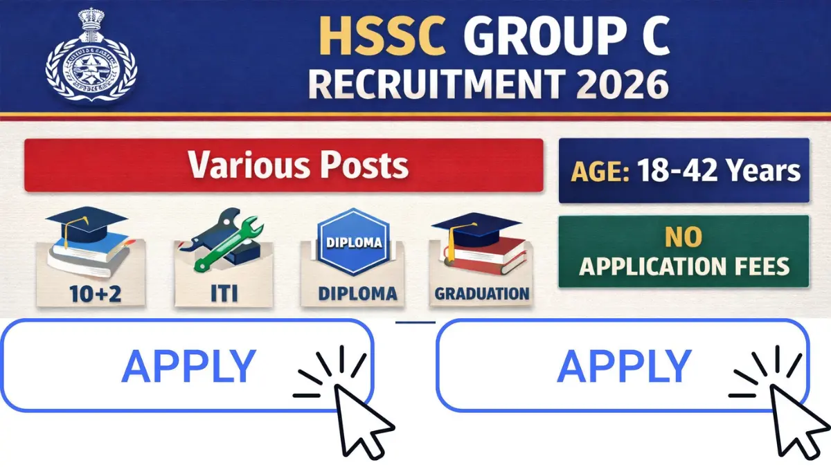 Haryana HSSC Group C Phase-II Recruitment 2026: Notification Out for 4200+ Posts