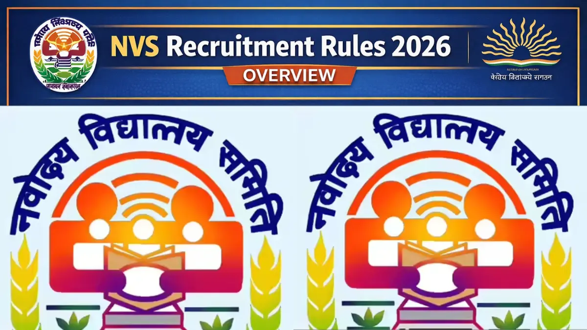 NVS Recruitment Rules 2026: Teaching and Non Teaching Posts, Download PDF