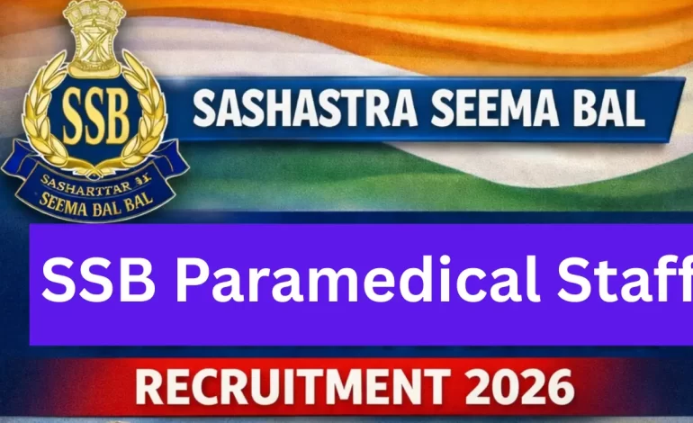 SSB Paramedical Staff Recruitment 2026: Notification Out for Constable, Head Constable & ASI Posts