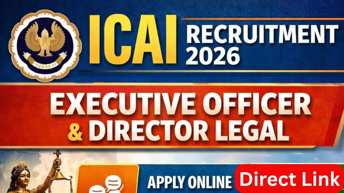 ICAI Executive Officer Recruitment 2026: Apply Online for 108 Posts