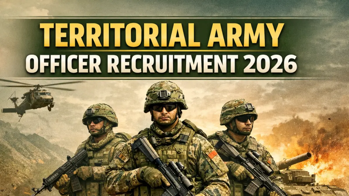 Territorial Army Recruitment 2026: Apply Online for Officer Posts