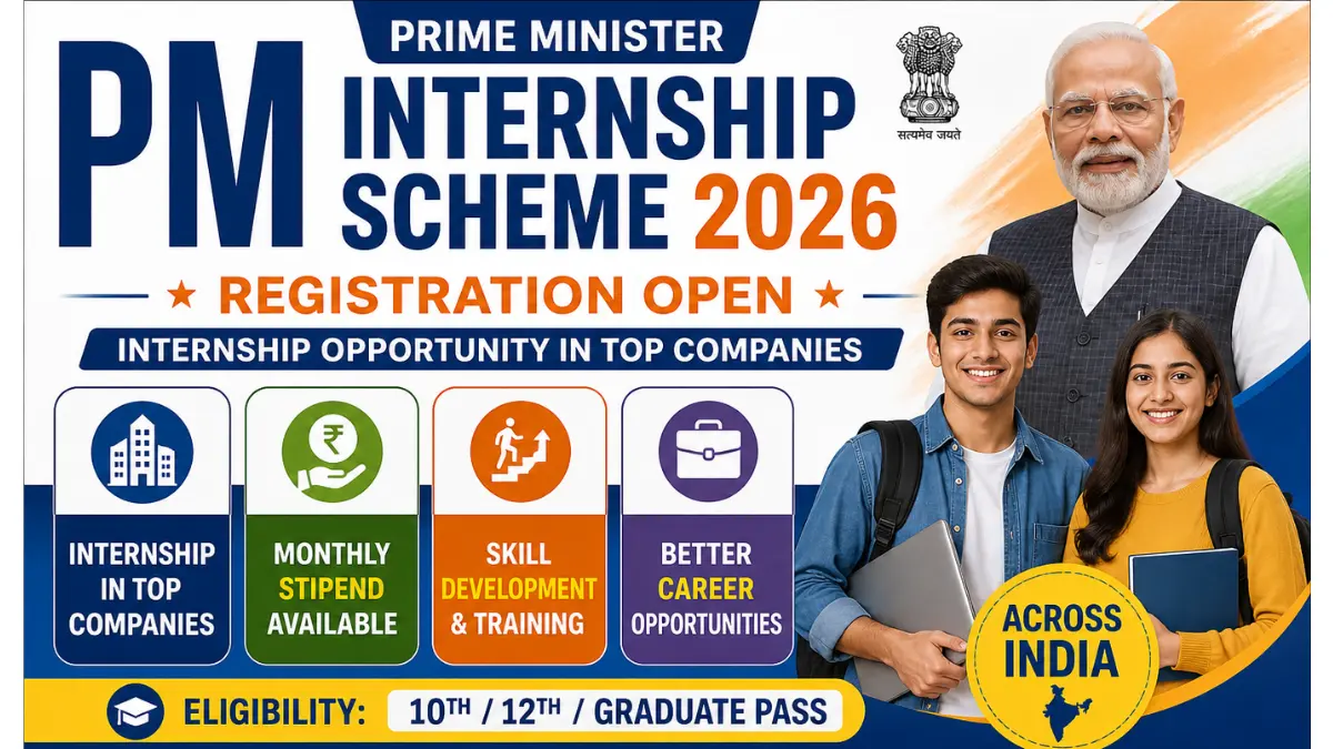 Prime Minister PM Internship Scheme: 10th, 12th & Graduate Pass Candidates Can Apply