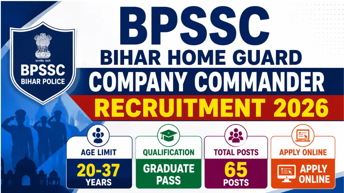 BPSSC Bihar Home Guard Company Commander Recruitment 2026 – Notification, Eligibility & All Updates Here