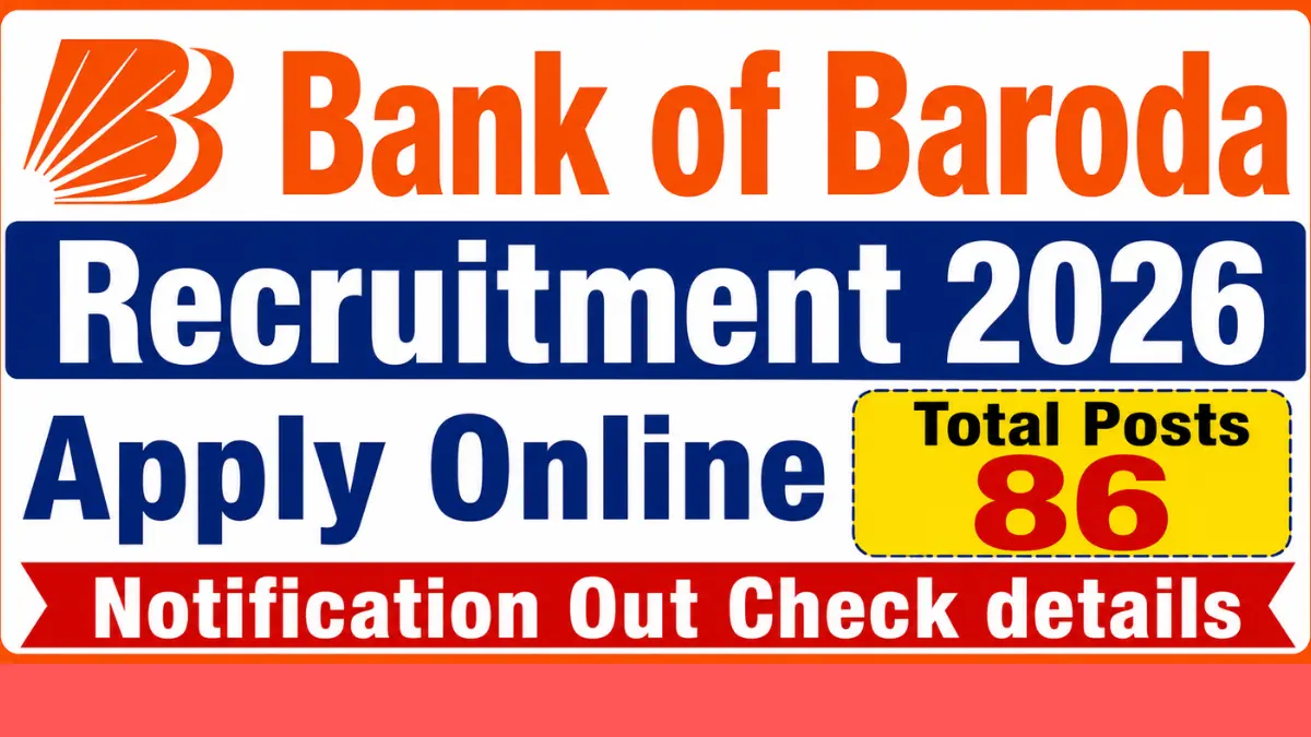 Bank of Baroda Manager Senior Manager Recruitment 2026: Notification Released & Apply Online