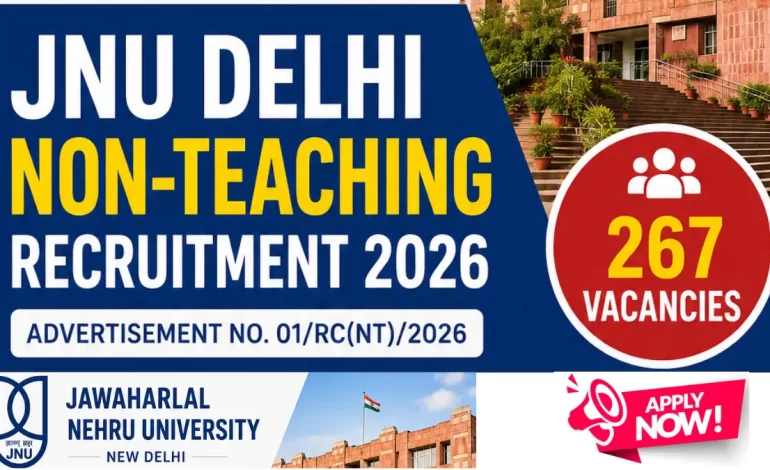 JNU Delhi Non-Teaching Recruitment 2026: Apply Online for Group A, B & C Posts