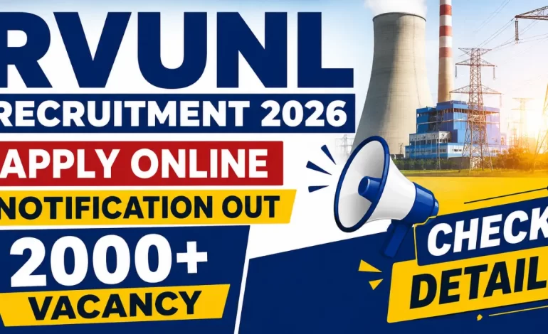 RVUNL Recruitment 2026 Notification Out for 2005 Posts, Apply Online Soon