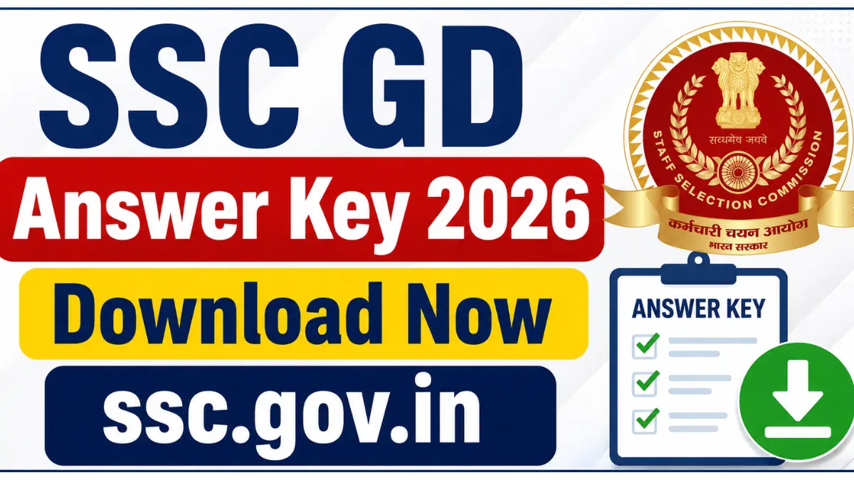SSC GD Answer Key 2026: Download Response Sheet, Check Expected Marks & Objection Process