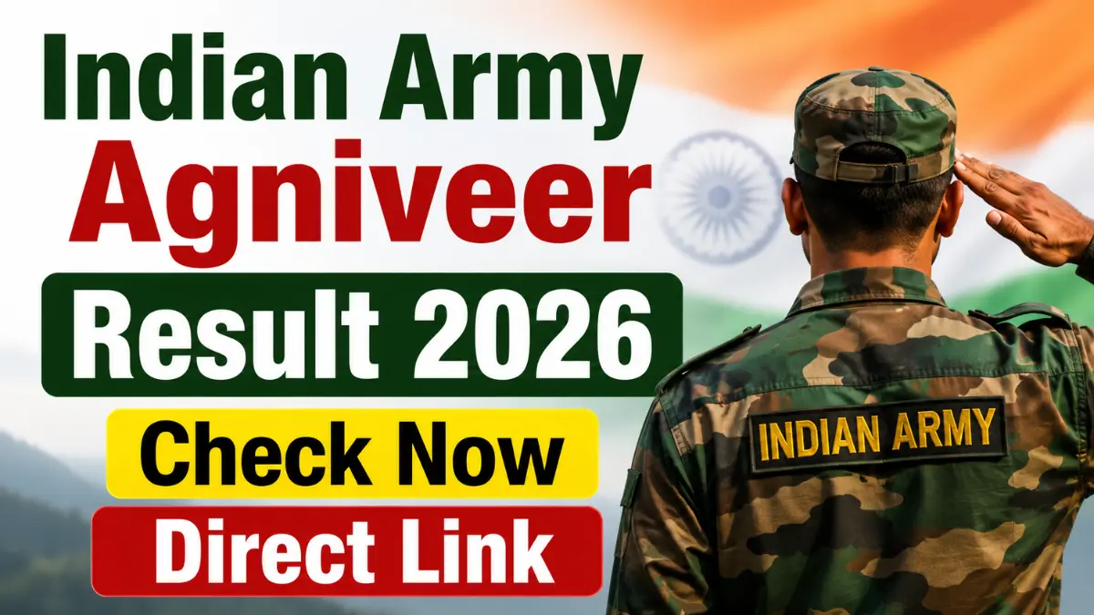 Indian Army Agniveer Result 2026 – Check Result, Important Dates & Direct Link