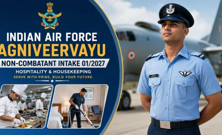 IAF Agniveervayu Non-Combatant Recruitment 2026: Notification Released & Apply Form